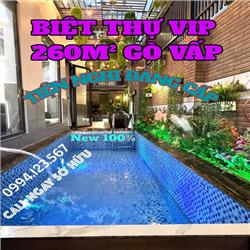 BIỆT THỰ VIP MỚI 100% TẠI TRUG TÂM P11 GÒ VẤP ĐẸP MỘNG DU LUÔN