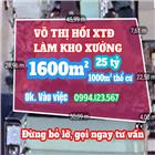 🛑️ ĐỪNG BỎ LỠ! LÔ ĐẤT LÀM KHO XƯỞNG VÕ THỊ HỒI GẦN TRẦN VĂN 10 XUÂN THỚI ĐÔNG