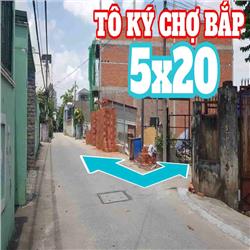 LÔ GÓC 2MT GẦN TÔ KÝ CHỢ BẮP KHU NHÀ LẦU