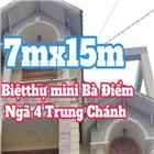 BIỆT THỰ MINI BÀ ĐIỂM GẦN NGÃ 4 TRUNG CHÁNH SÁT QL22