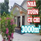 NHÀ VƯỜN VILLA 3000M² MẶT TIỀN ĐƯỜNG 538, XÃ NHUẬN ĐỨC, CỦ CHI