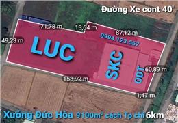 XƯỞNG LỚN ĐỨC HÒA LONG AN